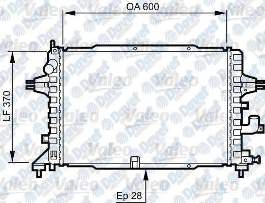 VALEO 734380 Su Radyatoru Astra H 1.7cdti 04->